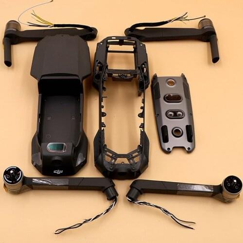 Original 7 Repair Parts Right Left Rear Arm Top Bottom Housing Shell Middle Frame Replacement Arms with Motor for DJI Mavic 2