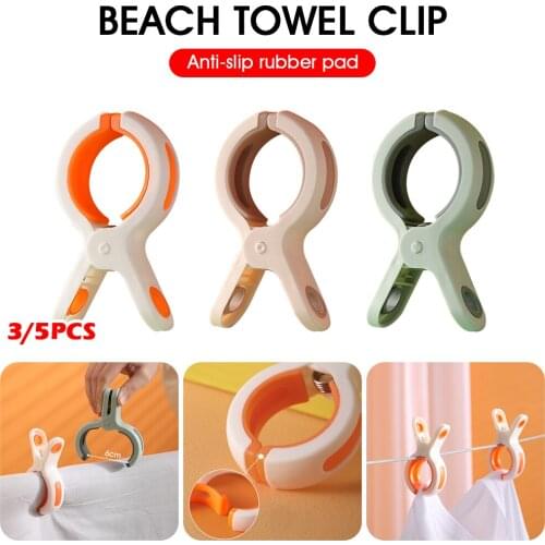 Clothes Pegs Towel Holder Quilt Clamp Beach Towel Clips Windproof Heavy-Duty Spring Large Clamps for Chair Cruiser