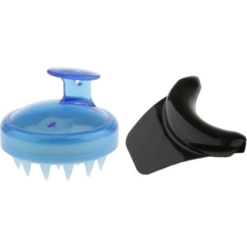 Silicone Shampoo Bowl Neck Rest Cushion Sink Basin Accessories with Salon Hair Washing Scalp Massager Brush