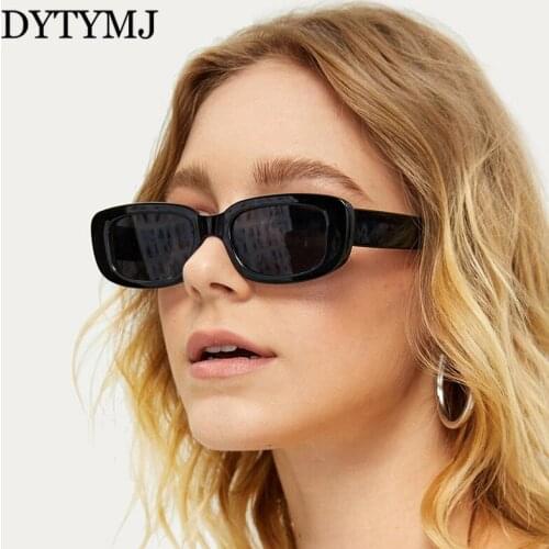 DYTYMJ Square Sunglasses Women Retro Luxury Brand Sunglasses Women Gradient Sun Glasses for Men Mirror Oculos De Sol Feminino