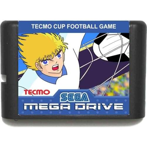 Tecmo Cup Football16 bit MD Game Card For Sega Mega Drive For Genesis
