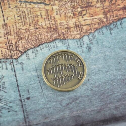 Key CW training coin Morse code training coin Novice amateur radio