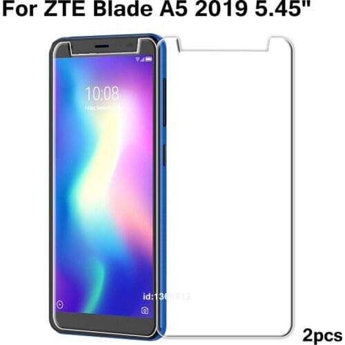 ZTE Blade A5 2019 Tempered Glass Screen Protector For ZTE Blade A 5 2019 Glass Transparent Phone Screen Protector Film 5.45 inch