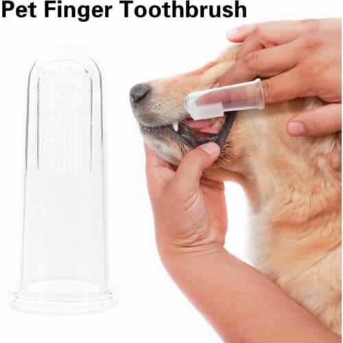 1/3pc Pet Cleaning Tool Super Soft Pet Finger Toothbrush Teddy Dog Brush Bad Breath Tartar Teeth Tool Dog Cat Cleaning Supplies