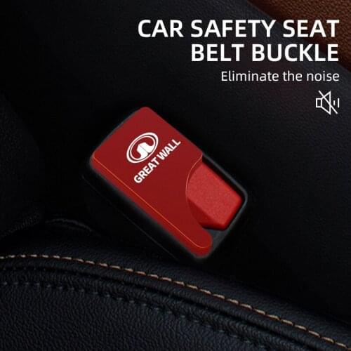 2PCS Hidden Car safety seat belt buckle clip Car Styling For Great Wall H2 H6 H7 H8 H9 H2S M6 C50 Car Accessories