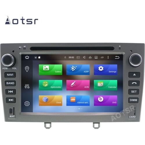 AOTSR 2 Din Android 10 Car Radio For Peugeot 308 408 2007 - 2014 Multimedia Player Auto GPS Navigation DSP IPS Carplay AutoRadio