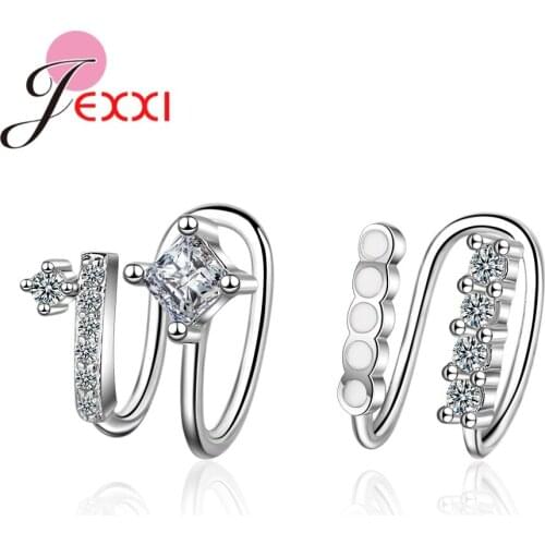 Korean Style Shiny 925 Sterling Silver Stud Charmful Earrings Aamzing Discount Jewelry for Women & Girls Party Appointment