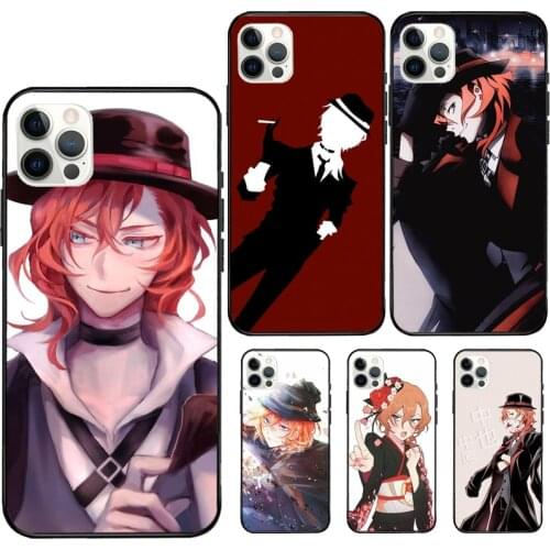 Bungou Stray Dogs Nakahara Chuuya For iPhone 11 12 Pro Max Mini Case Soft Cover For iPhone XR X XS Max 7 8 Plus Phone Case