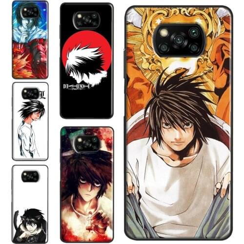 L Death Note For POCO X3 Pro M3 F2 F3 Pro Case For Xiaomi Mi 10T Pro 9T Mi Note 10 Lite 11 Ultra Cover