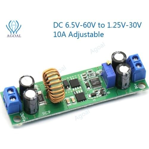 DC-DC adjustable 60V48V36V24V to 19V12V9V5V3V synchronization buck module vehicle charging voltage stabilized power step down