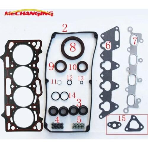 4G18 Engine Parts Engine Rebuilding Kits Engine Gasket for MITSUBISHI LANCER VII SPACE STAR MPV MD978241 50238800