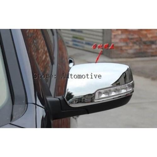 For Kia Sorento 2013 2014 2015 Chrome Side Mirrors Rearview Cover Trim