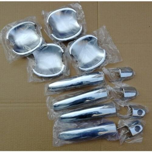 BS Chrome Door Handle Cover Door Bowl Cover Frame Trim Car Accessory For Hyundai Tucson 2006-2014