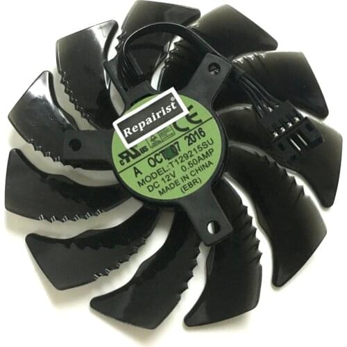 Gtx1070 GPU Cooler 85mm Graphics card Fan For Gigabyte GTX 1070 WINDFORCE RX480 RX580 RX570 Video Card Cooling as replacement