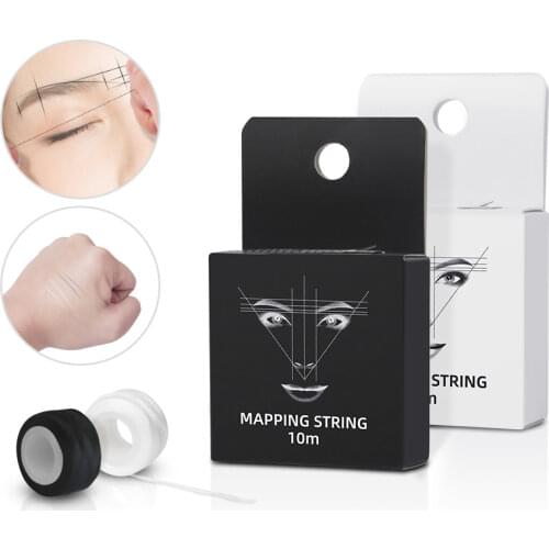 Microblading Supplies Eyebrow Marker thread Tattoo Brows Point 10m Pre Inked Brow Tattoo Pre-Inked Mapping String Eyebrow Thread