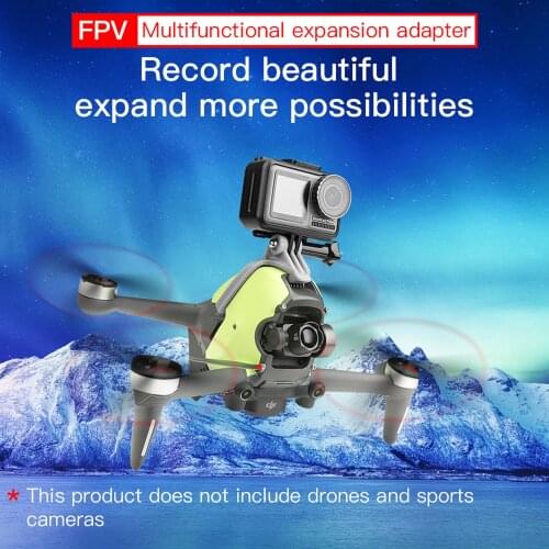 Camera Top Bracket For Gopro/POCKET2 Sports Action Camera Adapter Mount Clamp Holder Fix Expansion Kit For DJI FPV Accessories