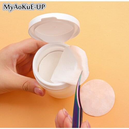 1box Makeup remover Cotton pad Disposable Facial cleansing Cosmetic Cotton Round Replacement matting wipes Skin Care Nursing Pad