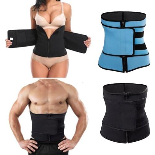 Unisex Slim Waist Trimmer Trainer Belt Weight Loss Burn Fat Body Slimming Thermo Shaper Gym Girdle Waist Trainer Sport