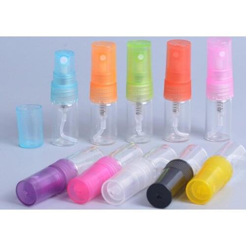 2ml Empty Portable Refillable Fine Mist Perfume Makeup Bottle Empty Spray Sprayer Bottle Wholesale