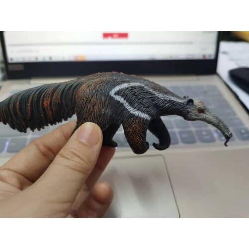 16cm Solid animal model simulation animal toy Childrens cognitive Anteater Decoration gift figure