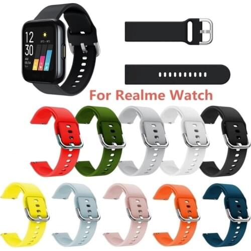 Silicone Band For Realme Watch S Strap Watchband Bracelet Fashion Sport Replacement Wristband For Realme Watch Correa
