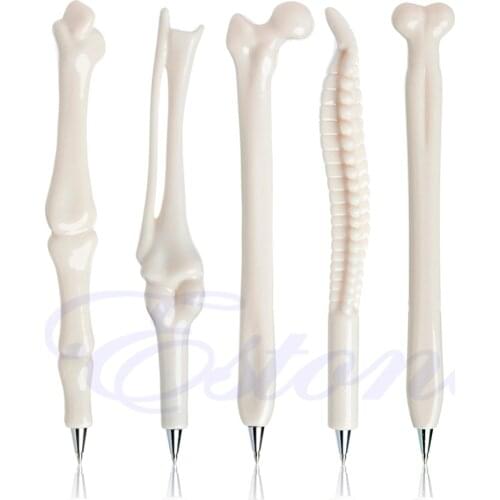 5pcs Creative Ball point Pen Bone Shape Nurse Student Doctor Stationery Gift New