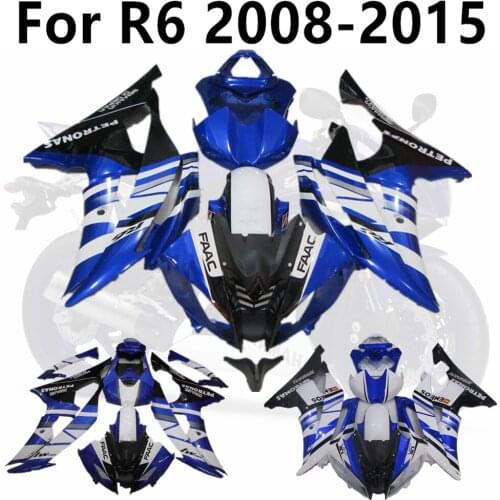 Blue garland Motorcycle for YAMAHA R6 2008-2015 Full Fairing Kit YZF600 08-09-10-11-12-13-14-15 ABS Bodywork Cowling