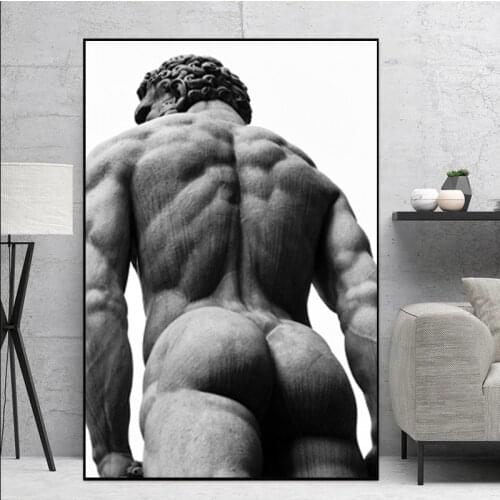 Renaissance Michelangelo Sculpture Art Canvas Painting Posters and Print Modern Wall Art Picture for Living Room Home Decoration
