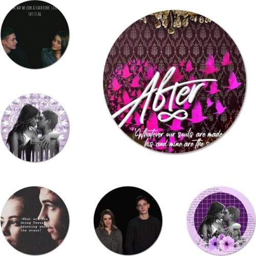 After Movie Icons Pins Badge Decoration Brooches Metal Badges For Clothes Backpack Decoration 58mm