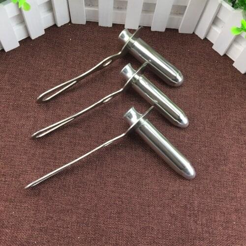 3 different size choose Stainless steel mirror anus expanding anus sex toys anal plug toy Medical Themed Toys anal plug