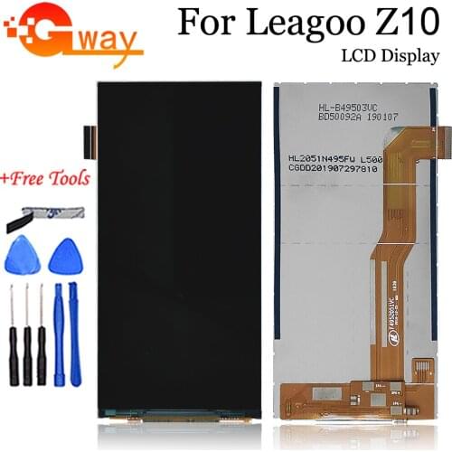 5.0" For Leagoo Z10 LCD Display Screen Digital Repair Parts For Leagoo Z10 LCD Only without Touch Phone Replacement +Tools