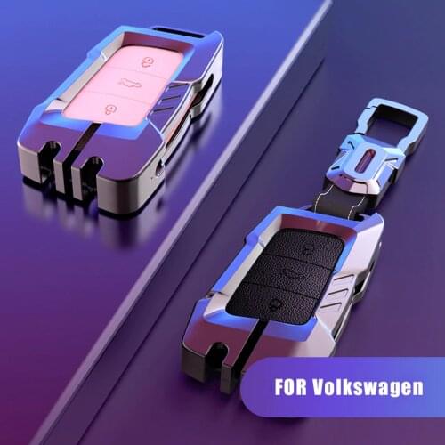 Car Key Case Cover For VW Polo Bora Tiguan Passat Golf 6 Lavida Scirocco Golf 7 mk7 Seat Ibiza Leon FR 2 Altea Aztec B8 Skoda