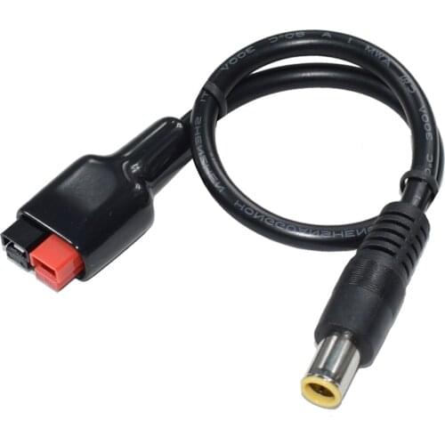 DC 8.0mm Power Male Plug Cable with DC 8mm Adapter Compatible with Andersons 11inch/28cm Powerpole for Portable Generator