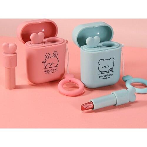 Gradient Two-tone Eye Shadow Stick Fine Glitter Pearly Earth Color Waterproof Eye Shadow Women Cosmetics TSLM1