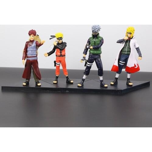 14-17CM Naruto Shippuden Uchiha Madara Uchiha Sasuke Hatake Kakashi Actions Figures PVC Model Japan Anime Gifts Figures Toys