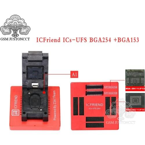 ICFRIEND 2 in 1 UFS BGA 153/ BGA 254 Socket For Easy Jtag Plus Box