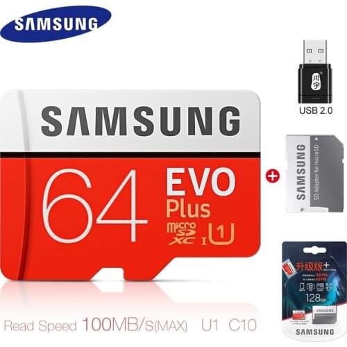 SAMSUNG Memory Card Micro SD Card 256GB 32G 64GB Microsd 8GB 16GB 128GB 512G SDHC SDXC Grade EVO+ C10 UHS TF SD Cards