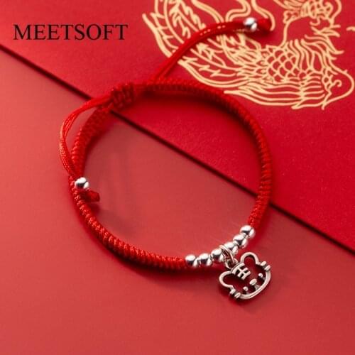 MEETSOFT Black Bracelets