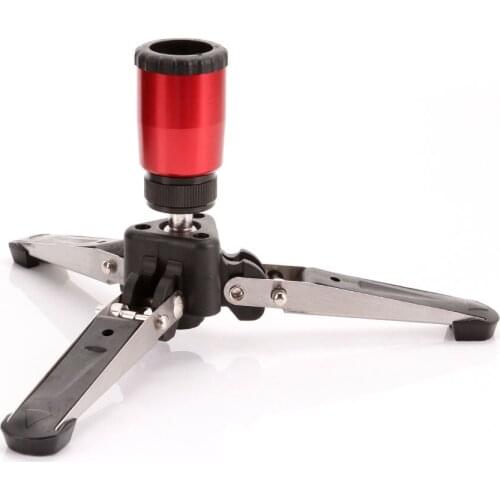 Mini Tripod Feet Three Legs Support Stand Base 3/8" for Monopod Benro Manfrotto
