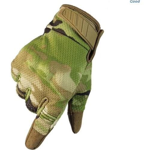 Motorcycle Gloves Summer Breathable Tactical- Full Finger Gloves Touchscreen Motorbike Riding Cycling Biker Outdoor