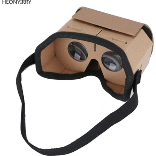 DIY Portable Virtual Reality Glasses Google Cardboard 3D Glasses 42mm lens VR glasses For SmartPhones For Iphone X 7 8 VR
