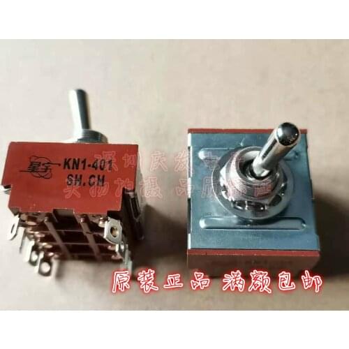 Original New 100% button switch KN1-401 8pin 2gear rocker switch toggle switch opening 12MM