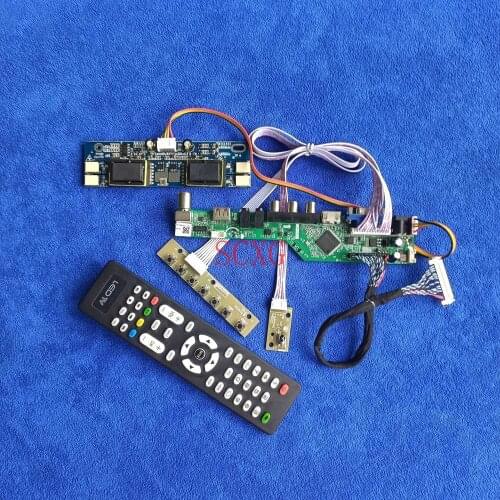 Fit M170EN04/M170EN05/M170EN06/M170EN07 4CCFL kit Controller Board Signal Analog USB VGA AV HDMI-compatible 1280*1024 30Pin LVDS