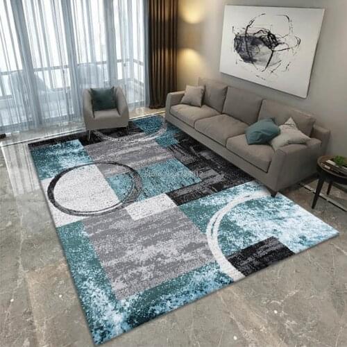 Modern Gold Diamond Velvet Rectangular Full-shop Living Room Coffee Table Sofa Carpet Bedroom Bedside Mats Custom