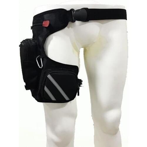 Motorcycle Leg Bag Suitcase Protective Suit Drive Moto Scooter Accessory Fashion Hip Waterproof Waist Cycling Black Hip Pocket