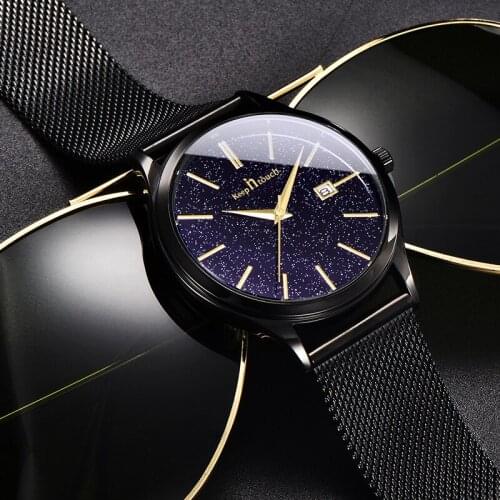 TJW Men's Watch With Leather Strap