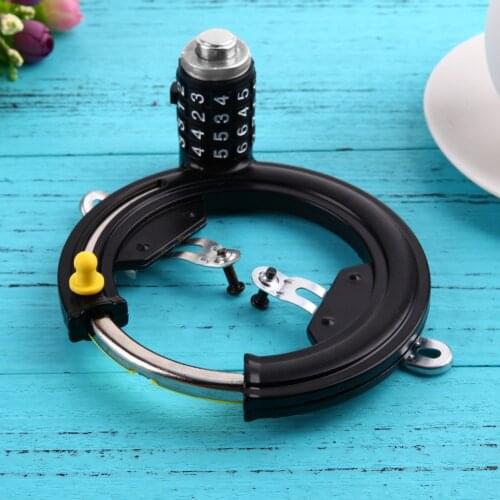 Bike Lock 4 Digit Code Combination Bicycle Security Lock Password Share Bike Equipt Horseshoe Claws Anti-theft MTB Bicycle Locks