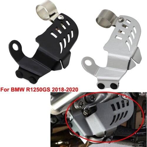 Motorcycle Sidestand Switch Guard Cover For BMW R1250GS / R 1250 GS ADV 2018 2019 2020 Black Silver
