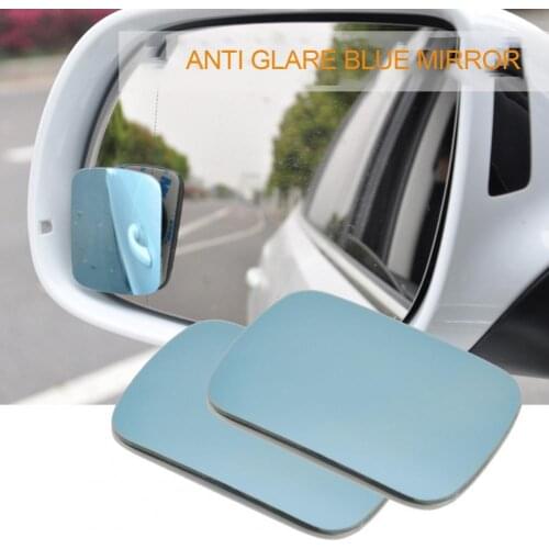 2Pcs Car-styling Blind Spot Mirror Auto Motorcycle Car Rear View Mirror Extra Wide Angle Adjustable Rearview Mirror