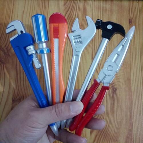 200 pcs Personality Hardware Tools Korean Stationery Creative Ballpoint Pens Quality Pen Caneta Office School Supplies